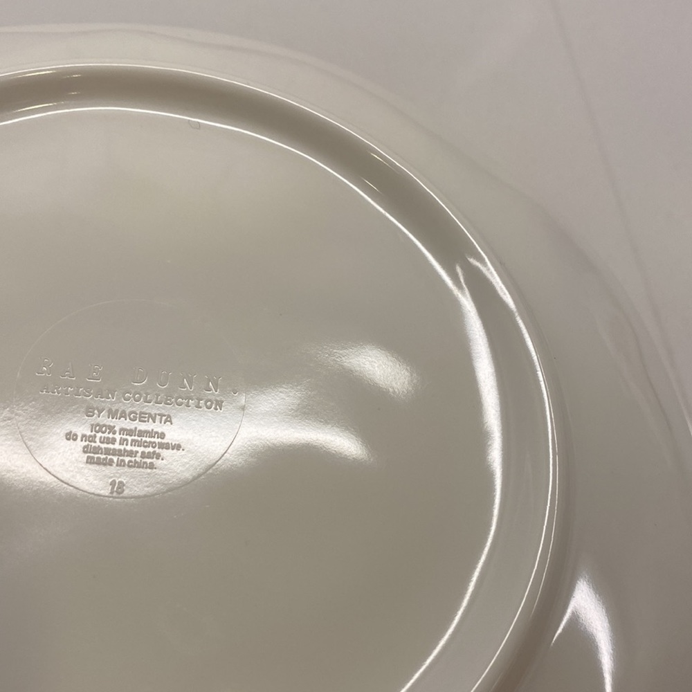 2 Rae Dunn plates - Picture 3 of 3